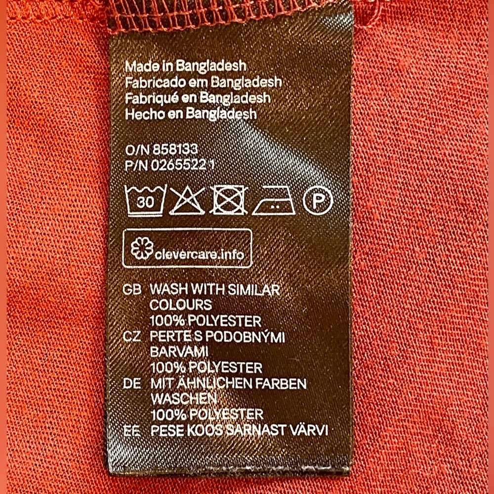 H&M Tissue Tank in Rust - Picture 4 of 4